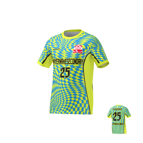 Nepean FA - Flight Jersey Warped - Neon Yellow