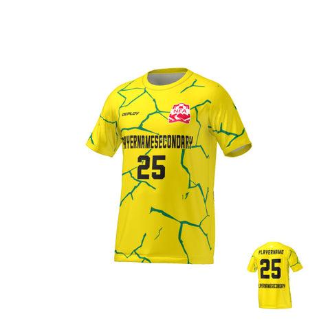 Nepean FA - Flight Jersey Cracks - Yellow