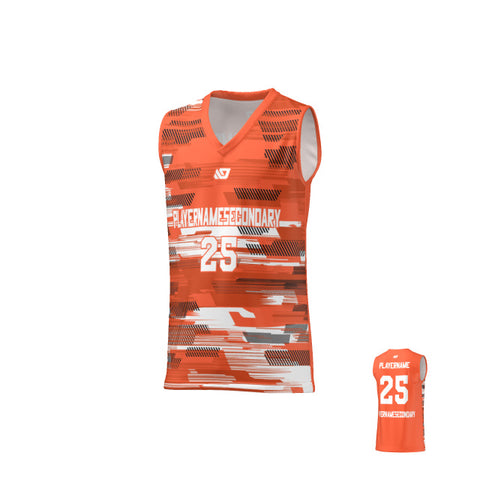 Basketball Jersey Glitch - Orange