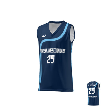 Basketball Jersey Pipes - Navy