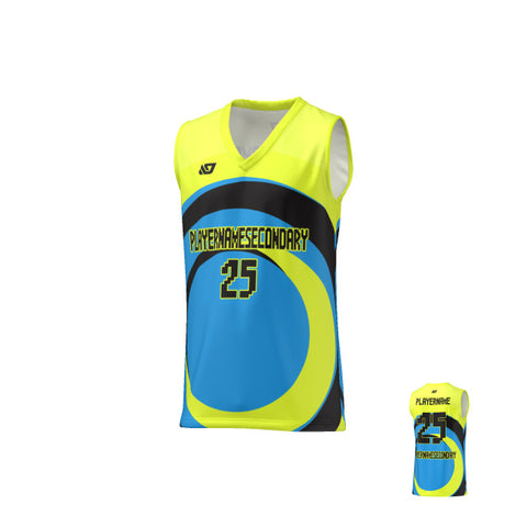 Basketball Jersey Swell - Neon Yellow