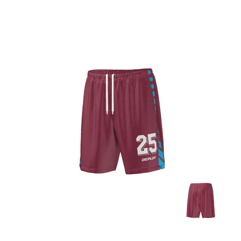 STRIDE SHORTS 9 - MAROON