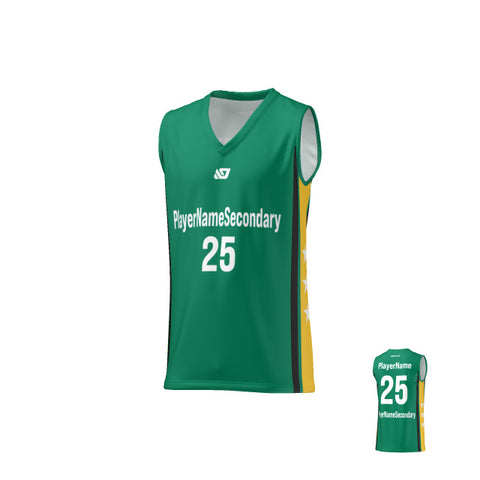 Basketball Jersey Stars - Green