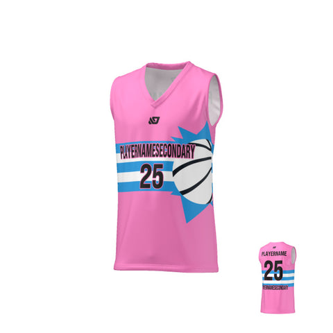 Basketball Jersey Sun - Pink