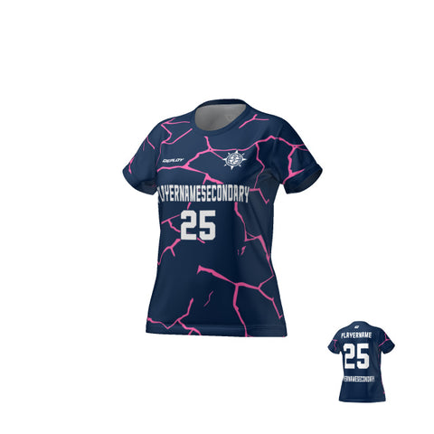 Flight Jersey Womens Cracks - Navy & Pink