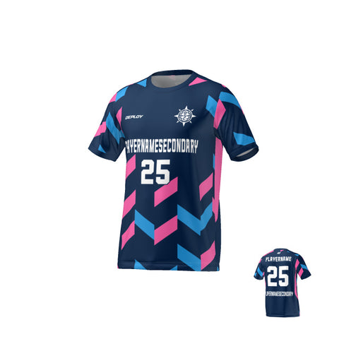 Flight Jersey Arrows - Navy & Pink