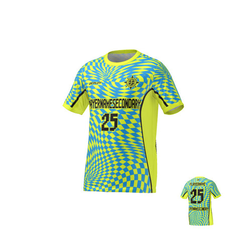 Flight Jersey Warped - Neon Yellow