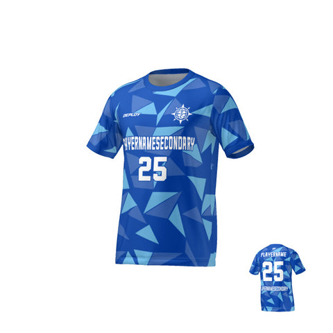 Flight Jersey Fragments - Royal Blue