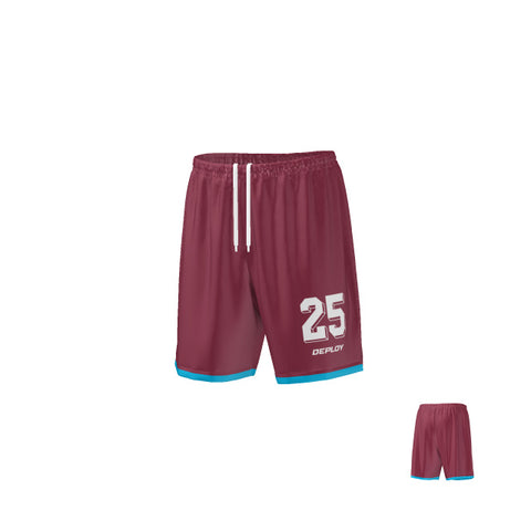 STRIDE SHORTS 3 - MAROON