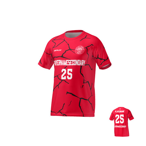Flight Jersey Cracks - Red