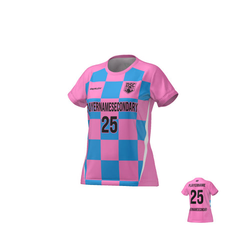 Flight Jersey Womens Checkers - Pink