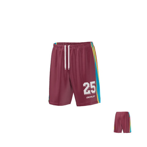 STRIDE SHORTS 5 - MAROON
