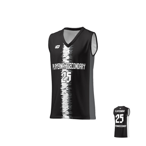 Basketball Jersey Static - Black